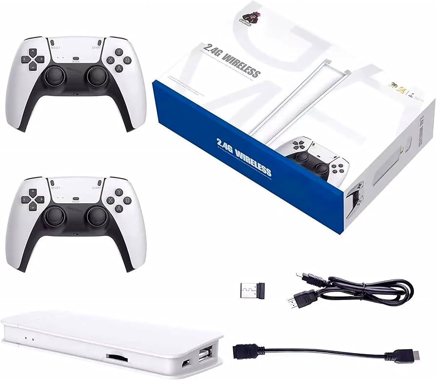 Console Rétro Mini Game Wireless – 2 Manettes Sans Fil + 10 000 Jeux Classiques