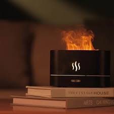 Diffuseur d’arômes effet flamme 7 couleurs