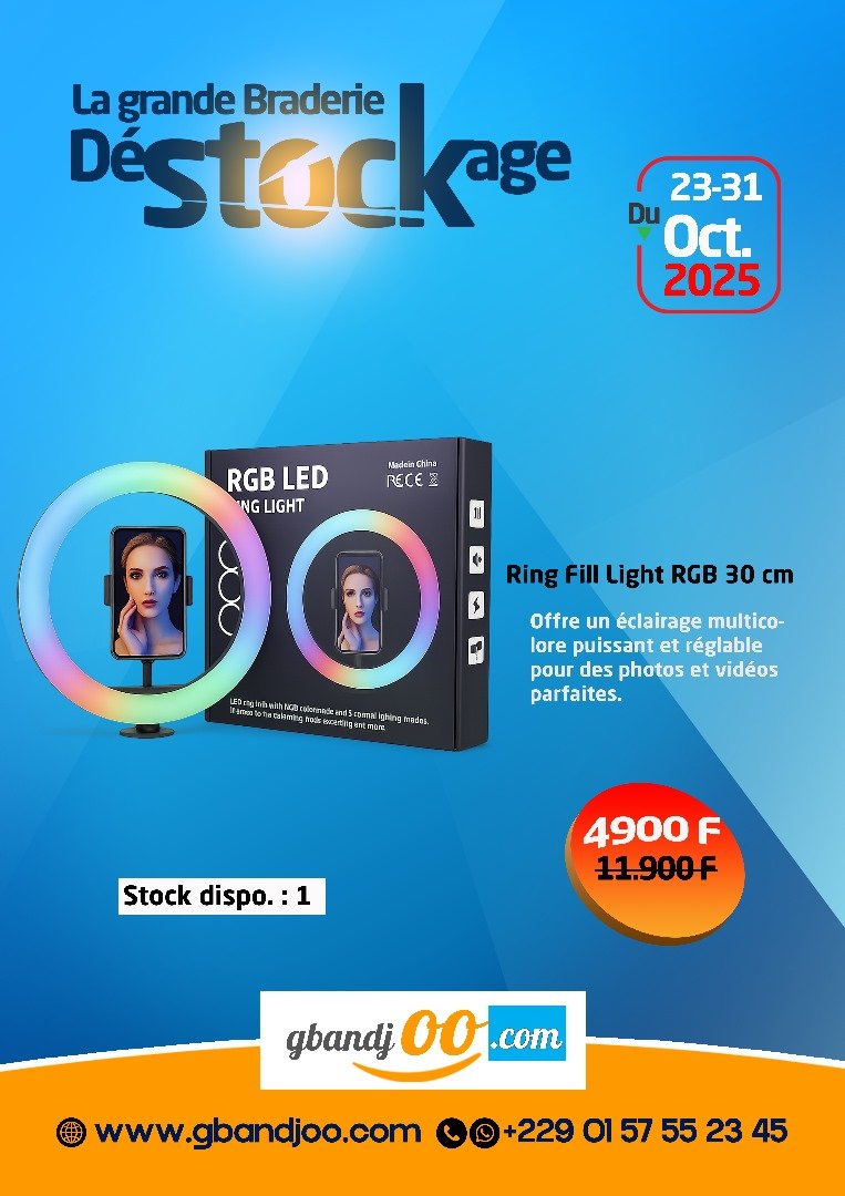 RING FILL LIGHT RGB 30 cm